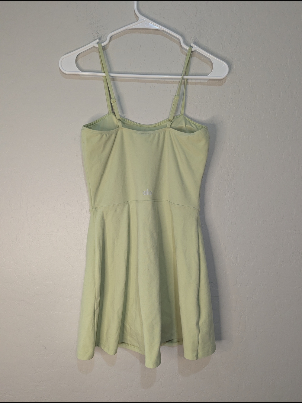 ALO Alosoft Courtside Tennis Dress in Iced Green Tea - Size S - Picture 7 of 9